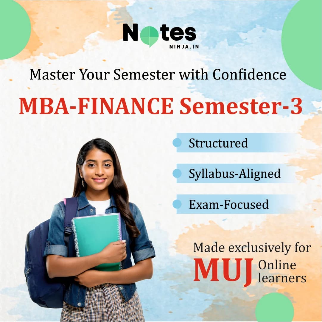 MBA SEM 3 – FINANCE
