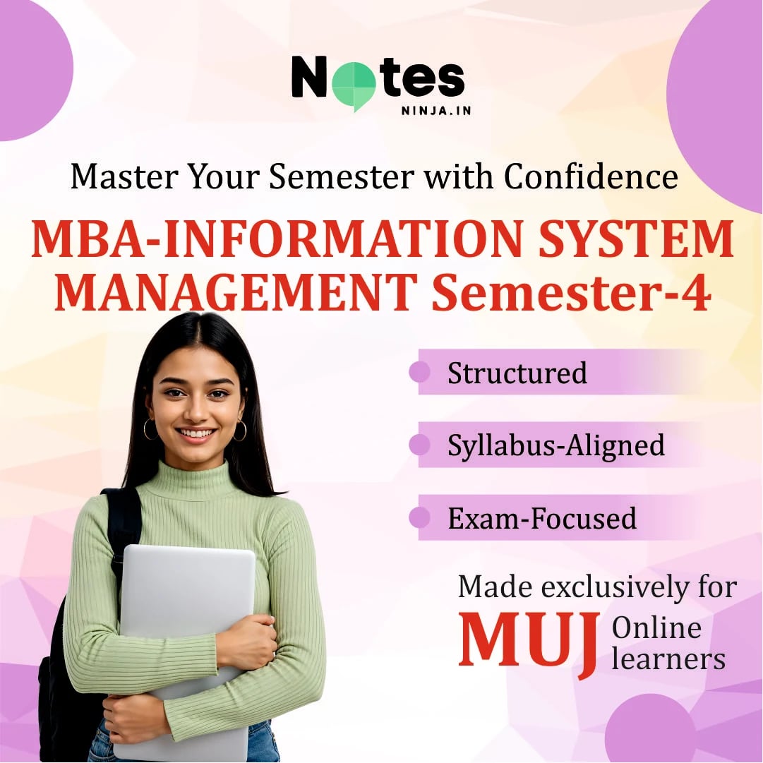 MBA SEM 4 – INFORMATION SYSTEM MANAGEMENT